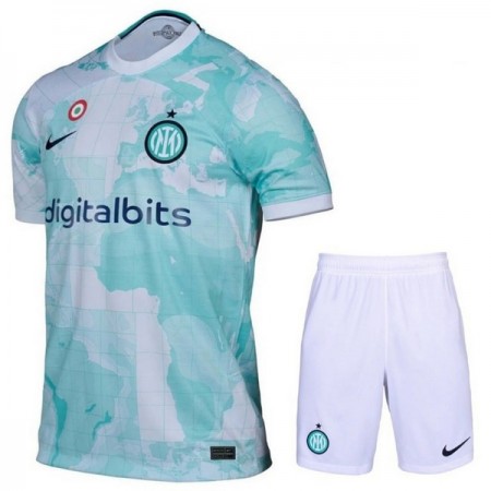 Inter Milán Venkovní 2022-23 - Dětské Fotbalové Dresy (S/S) Inter Milán Venkovní 2022-23 - Dětské Fotbalové Dresy (S/S)